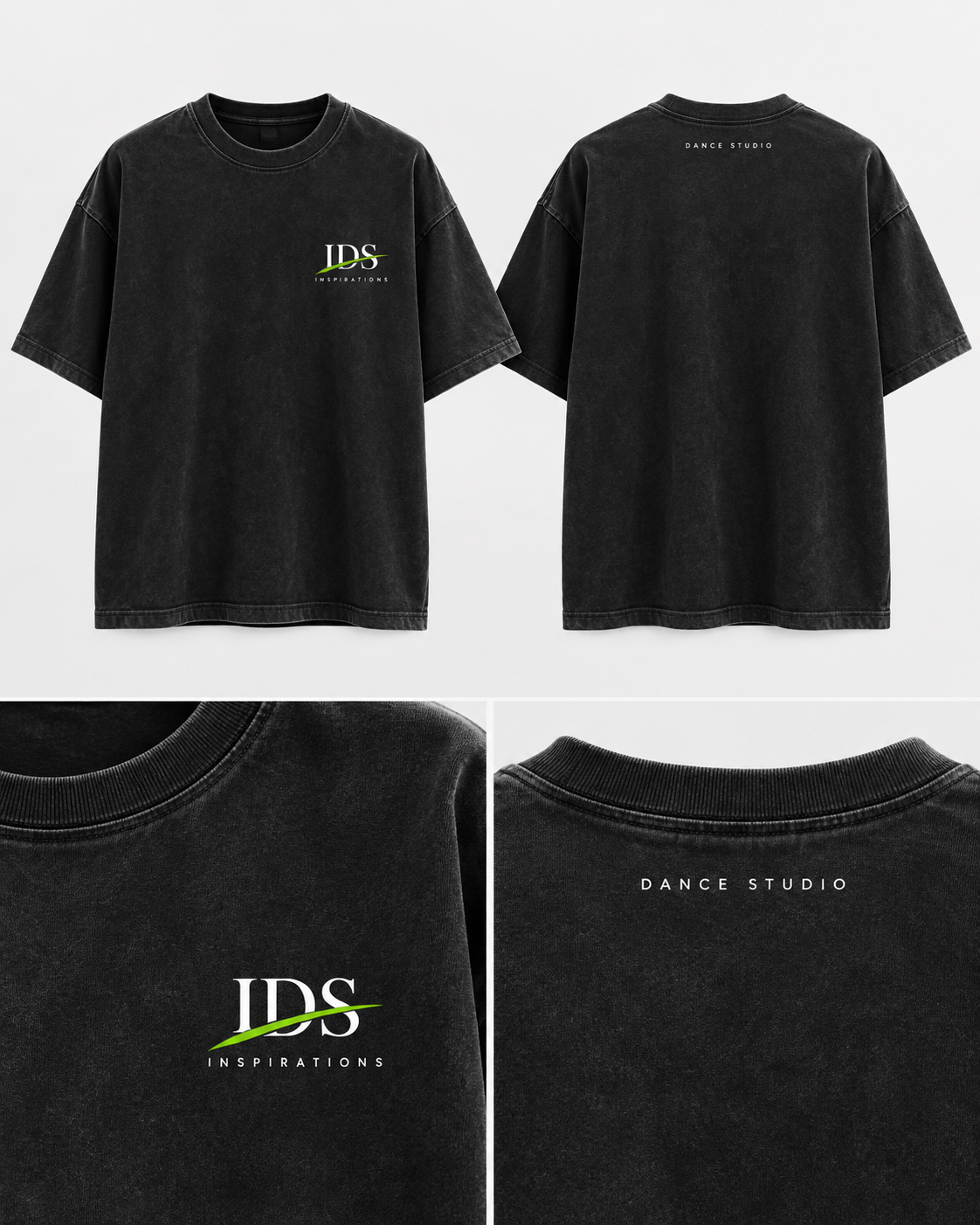 Everyday IDS shirt design mockup showing front and back